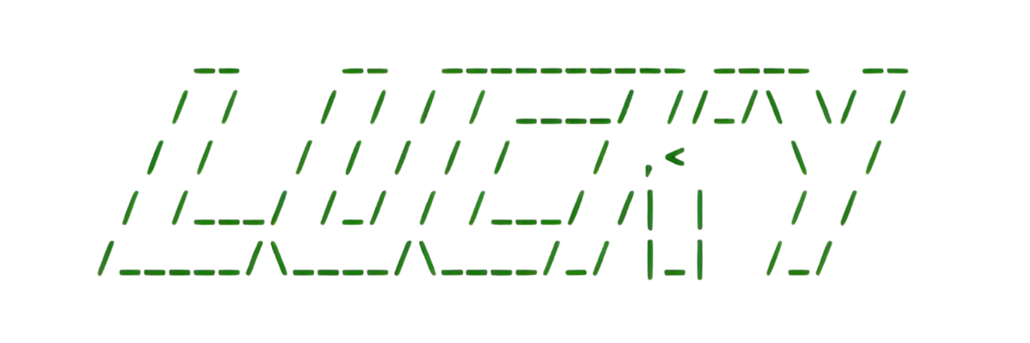 $LUCKY ASCII logo
